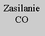 Pole tekstowe: Zasilanie CO